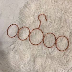 FREE WITH ANY BUNDLE Rose gold Scarf Hanger